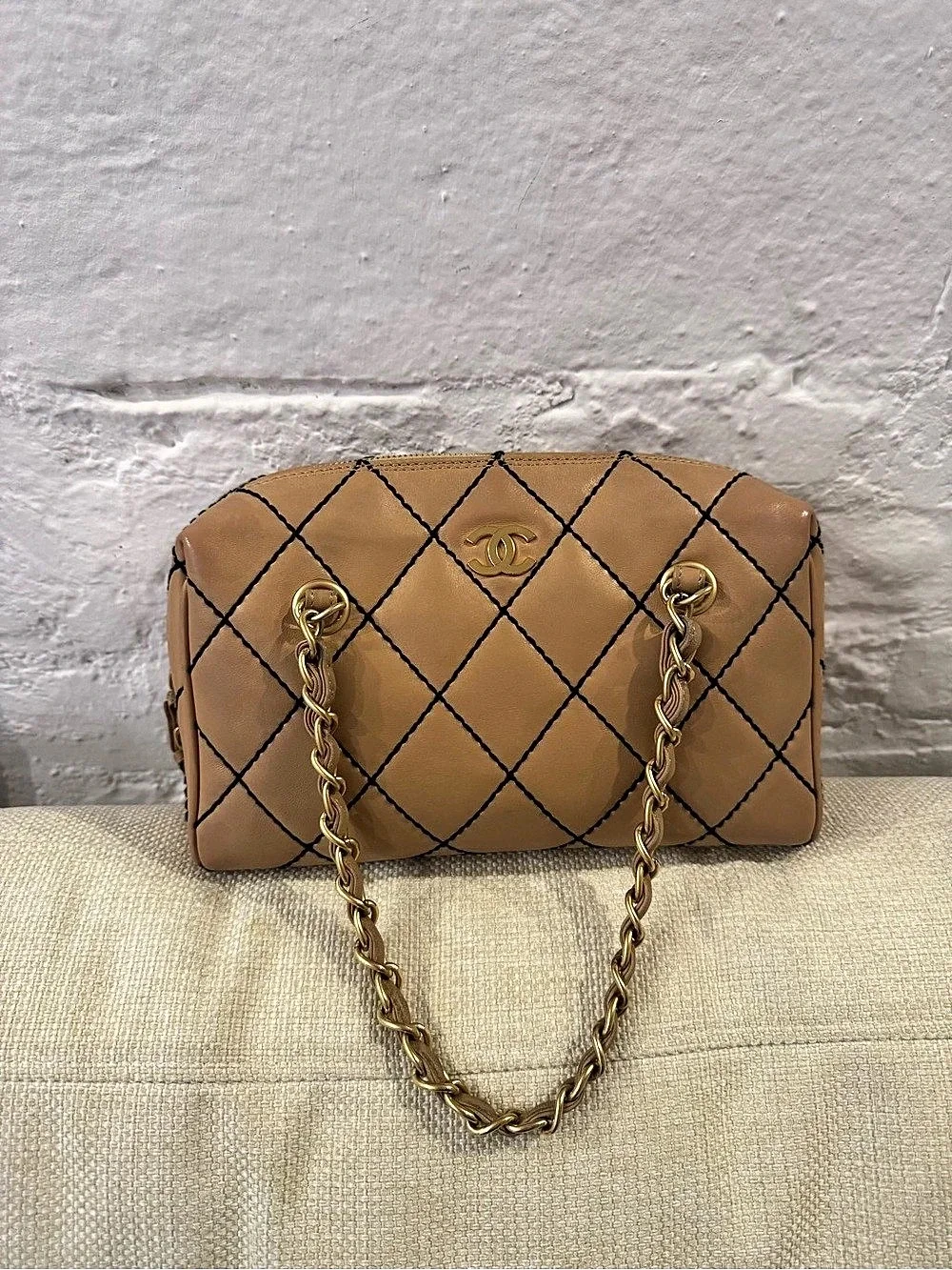 Chanel Quilted Shoulder Bag in Pink
